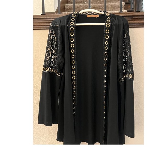 Belldini Plus Embellished Open Cardigan - Picture 1 of 6